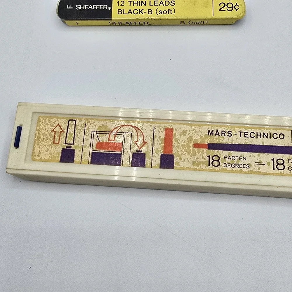 Vintage Mechanical Pencil Lead Lot‎ Scripto  SHEAFFER STAEDTLER MARS Office